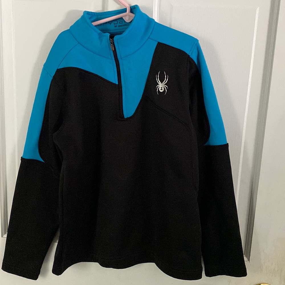 Boys spyder zip up great for skiing or cold weather